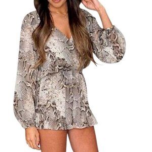 Show Me Your MuMu Snakeprint Rocky Romper S